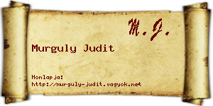 Murguly Judit névjegykártya